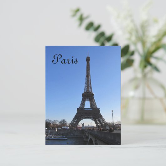 Eiffeltoren Briefkaart (Staand voorkant)