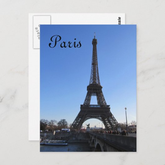 Eiffeltoren Briefkaart (Voorkant / Achterkant)