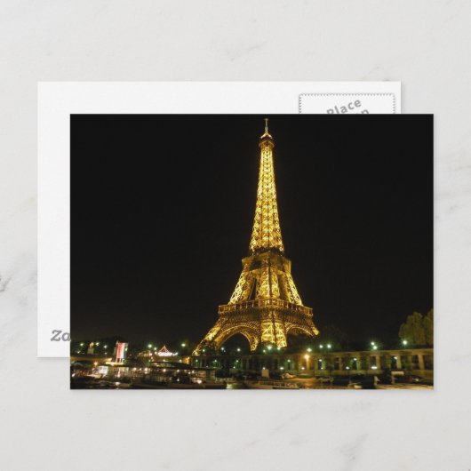 Eiffeltoren Briefkaart (Voorkant / Achterkant)