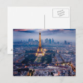 Eiffeltoren briefkaart (Voorkant / Achterkant)