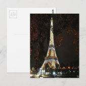 Eiffeltoren Briefkaart (Voorkant / Achterkant)