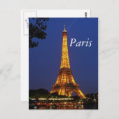 Eiffeltoren Briefkaart (Voorkant / Achterkant)