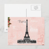 Eiffeltoren Briefkaart (Voorkant / Achterkant)