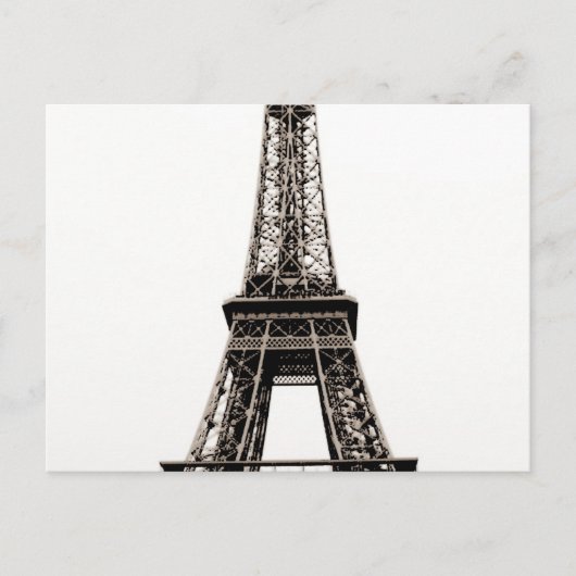 Eiffeltoren Briefkaart (Voorkant)
