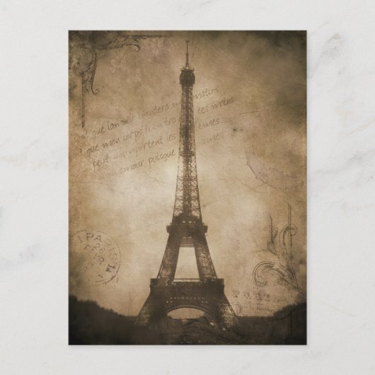  eiffeltoren briefkaart (Voorkant)
