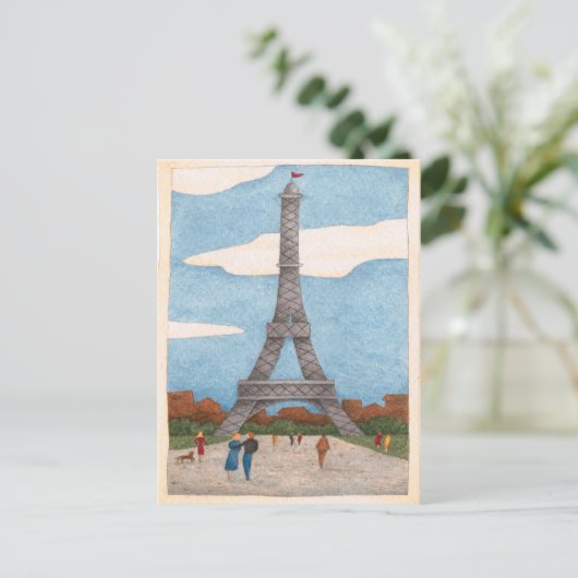 Eiffeltoren - Briefkaart (Staand voorkant)