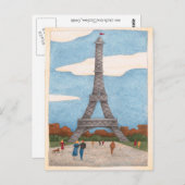 Eiffeltoren - Briefkaart (Voorkant / Achterkant)