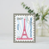 Eiffeltoren Briefkaart (Staand voorkant)