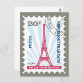 Eiffeltoren Briefkaart (Voorkant / Achterkant)