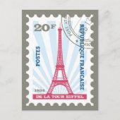 Eiffeltoren Briefkaart (Voorkant)