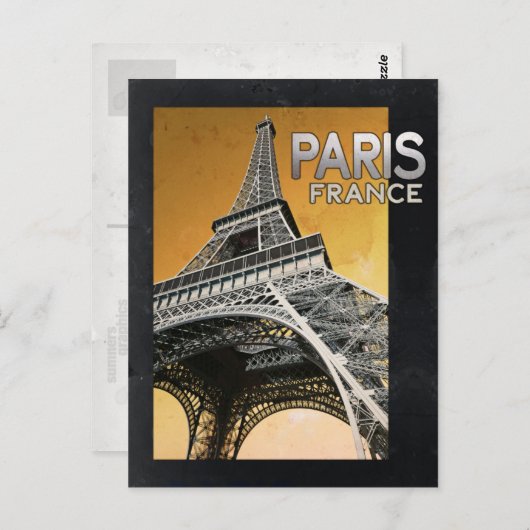 eiffeltoren briefkaart (Voorkant / Achterkant)