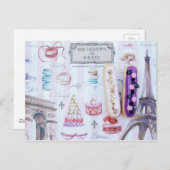 Eiffeltoren Briefkaart (Voorkant / Achterkant)