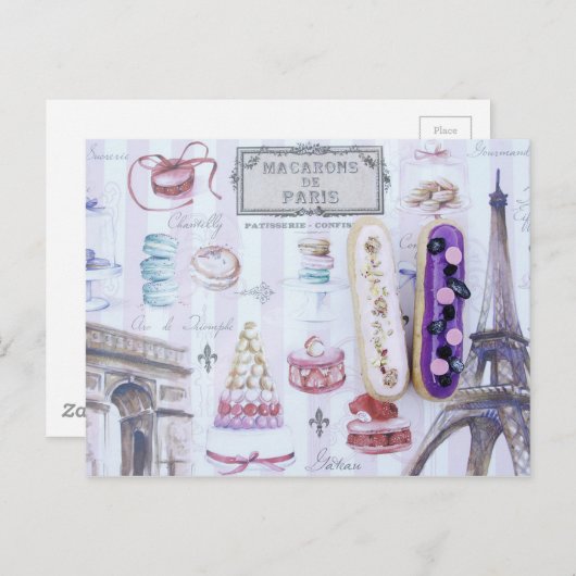 Eiffeltoren Briefkaart (Voorkant / Achterkant)