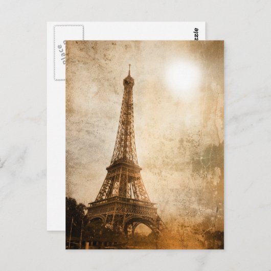 Eiffeltoren Briefkaart (Voorkant / Achterkant)