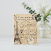 Eiffeltoren Briefkaart (Staand voorkant)