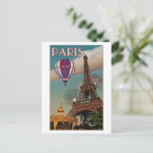 Eiffeltoren Briefkaart (Staand voorkant)