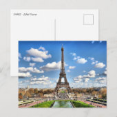 Eiffeltoren Briefkaart (Voorkant / Achterkant)