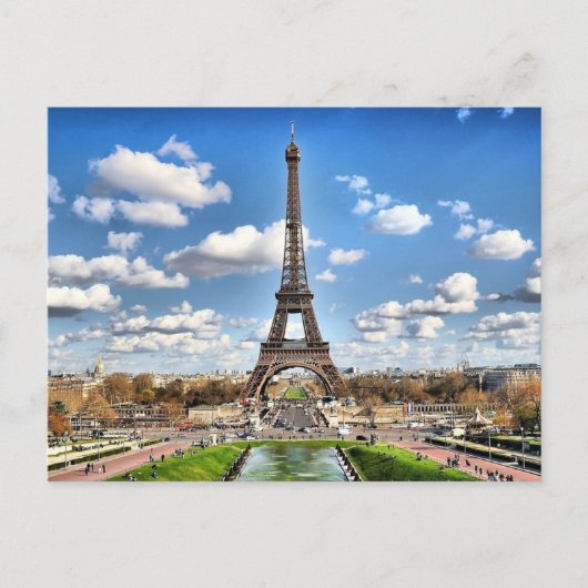 Eiffeltoren Briefkaart (Voorkant)