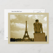 Eiffeltoren Briefkaart (Voorkant / Achterkant)