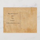 Eiffeltoren Briefkaart bewaar de datum (Achterkant)