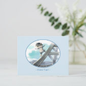 Eiffeltoren Briefkaart - Fun (Staand voorkant)