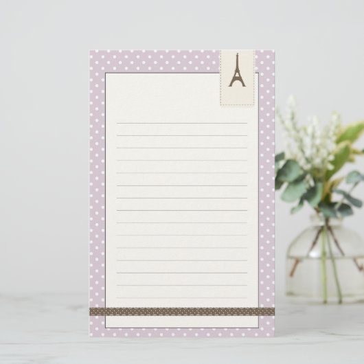 Eiffeltoren Briefpapier (Staand voorkant)