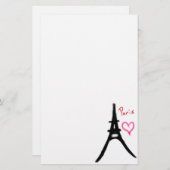 Eiffeltoren Briefpapier (Voorkant / Achterkant)