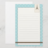 Eiffeltoren Briefpapier (Voorkant / Achterkant)