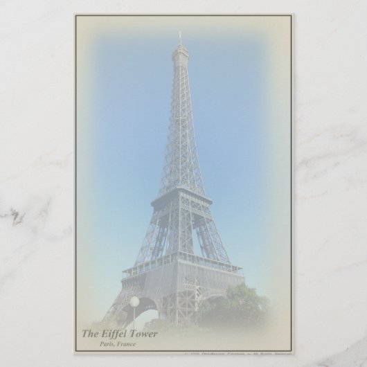 Eiffeltoren Briefpapier (Voorkant)