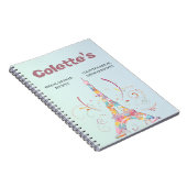 Eiffeltoren bruiloft recept notitieboek (Rechterzijde)