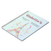 Eiffeltoren bruiloft recept notitieboek (Linkerzijde)