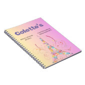 Eiffeltoren bruiloft recept notitieboek (Rechterzijde)