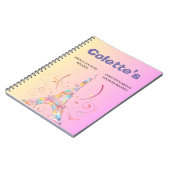 Eiffeltoren bruiloft recept notitieboek (Linkerzijde)