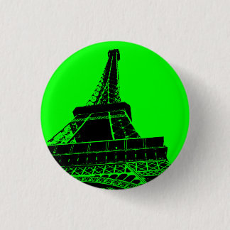 Eiffeltoren Button in groen