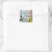 Eiffeltoren cadeaulabel label Shabby chic fork mes (Tas)