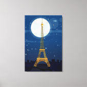 Eiffeltoren Canvas Afdruk (Voorkant)