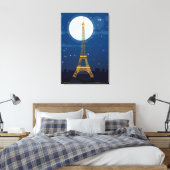 Eiffeltoren Canvas Afdruk (Insitu (Slaapkamer))