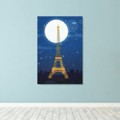 Eiffeltoren Canvas Afdruk (Insitu (Houten vloer))