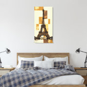 Eiffeltoren Canvas Afdruk (Insitu (Slaapkamer))