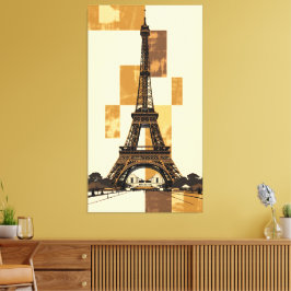 Eiffeltoren Canvas Afdruk