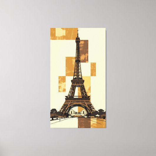 Eiffeltoren Canvas Afdruk (Voorkant)