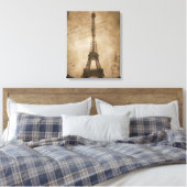 eiffeltoren canvas afdruk (Insitu (Slaapkamer))