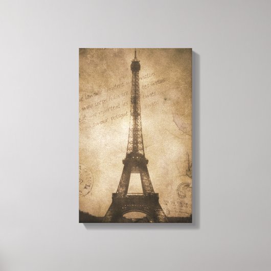eiffeltoren canvas afdruk (Voorkant)