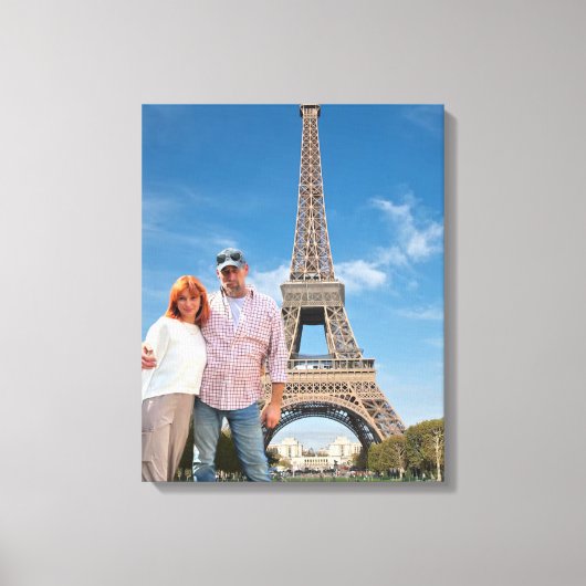Eiffeltoren Canvas Afdruk (Voorkant)