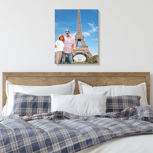 Eiffeltoren Canvas Afdruk (Insitu (Slaapkamer))