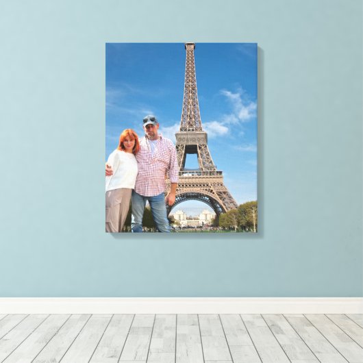 Eiffeltoren Canvas Afdruk (Insitu (Houten vloer))