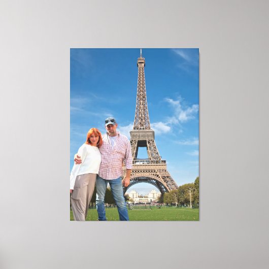 Eiffeltoren Canvas Afdruk (Voorkant)