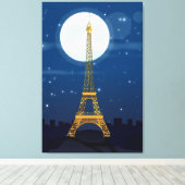 Eiffeltoren Canvas Afdruk (Insitu (Houten vloer))