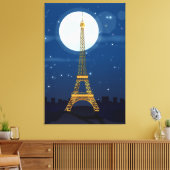 Eiffeltoren Canvas Afdruk (Insitu (Woonkamer))