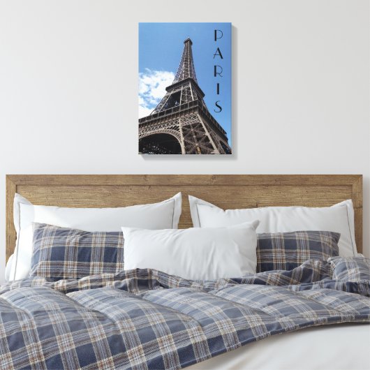Eiffeltoren Canvas Afdruk (Insitu (Slaapkamer))